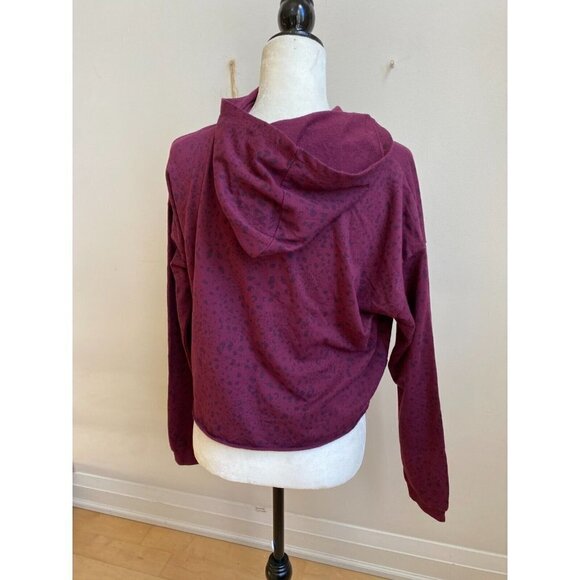 Z By Zella BNWOT Women Hoodie Blot Sweatshirt Pullover Medium Cropped - Picture 4 of 8